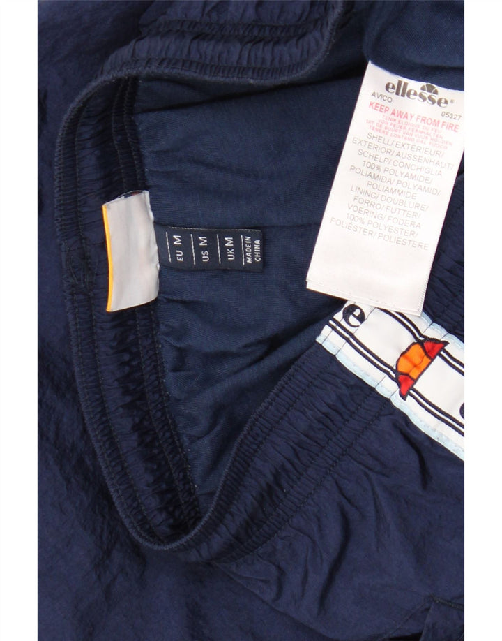 Ellesse Mens Tracksuit Trousers Joggers Medium Navy Blue Colourblock