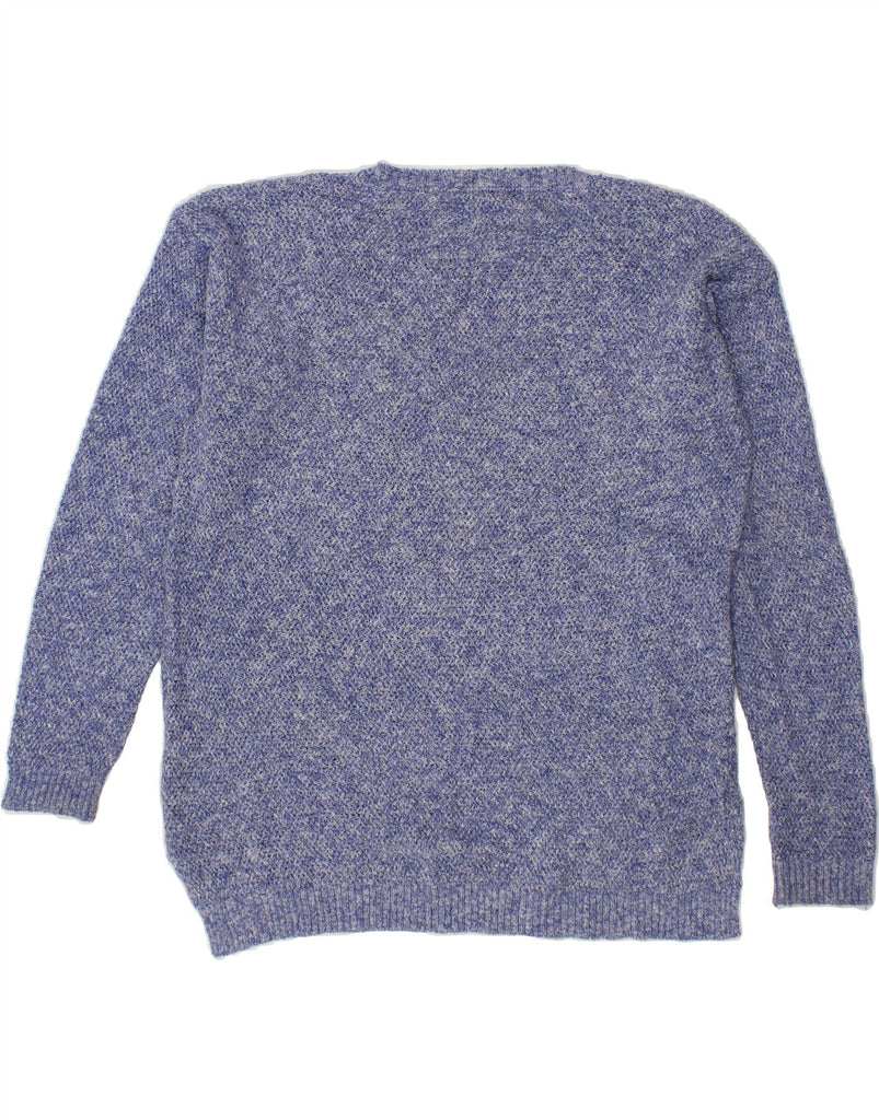 FAT FACE Womens Oversized Crew Neck Jumper Sweater UK 12 Medium Blue Vintage Fat Face and Second-Hand Fat Face from Messina Hembry 