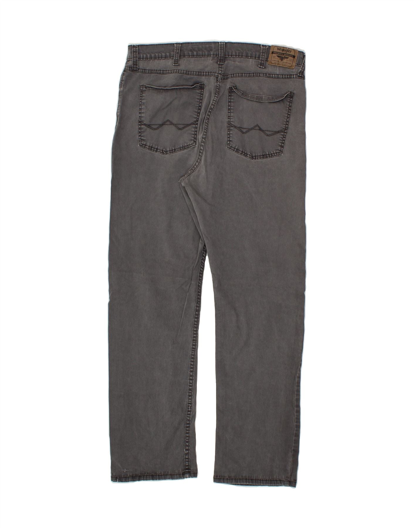 Pantalones Casuales Rectos WRANGLER Hombre W34 L29 Gris Ropa
