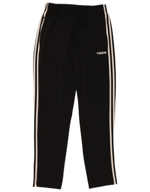 ADIDAS Womens Tracksuit Trousers UK 14 Medium Black Polyester