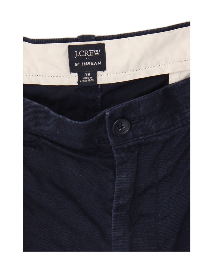 J. CREW Mens Chino Shorts W38 XL Navy Blue Cotton Vintage J. Crew and Second-Hand J. Crew from Messina Hembry 