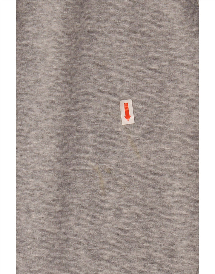 ADIDAS Womens Tracksuit Trousers Joggers UK 14 Medium  Grey Cotton