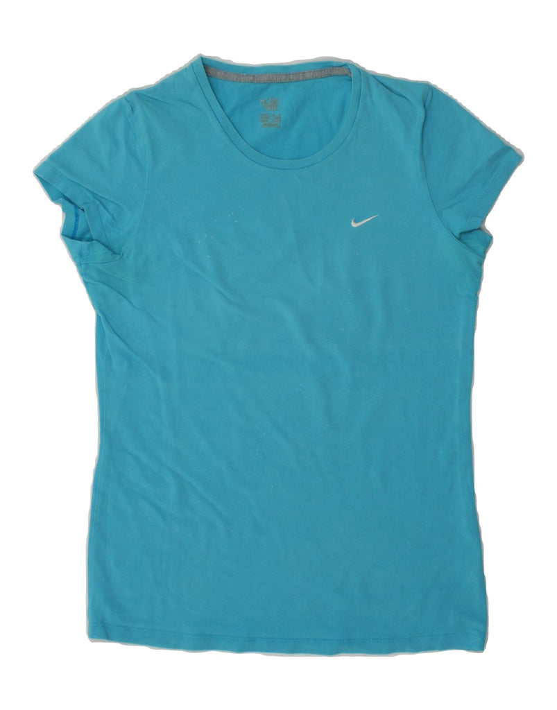 NIKE Womens T-Shirt Top UK 16/18 Large Blue Vintage Nike and Second-Hand Nike from Messina Hembry 