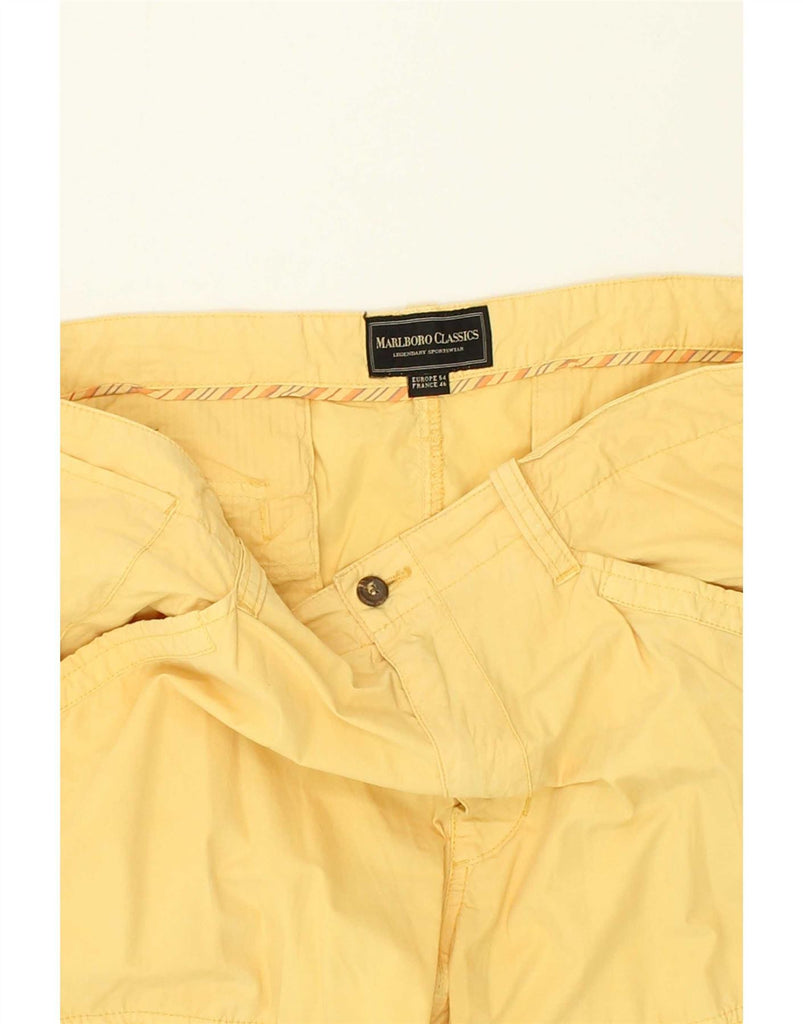 MARLBORO CLASSICS Mens Straight Cargo Trousers EU 54 2XL W36 L32  Yellow Vintage Marlboro Classics and Second-Hand Marlboro Classics from Messina Hembry 