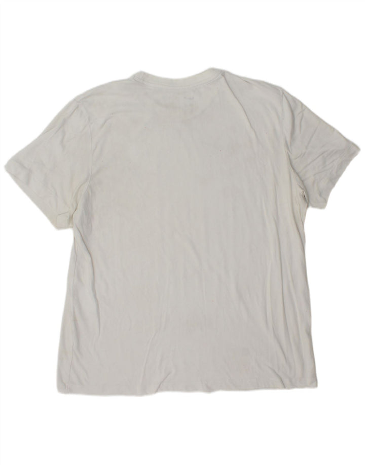 Nike Mens Dri Fit T-Shirt Top XL White