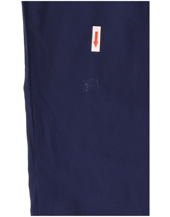 Adidas Mens Climalite Tracksuit Trousers Large Navy Blue Polyester