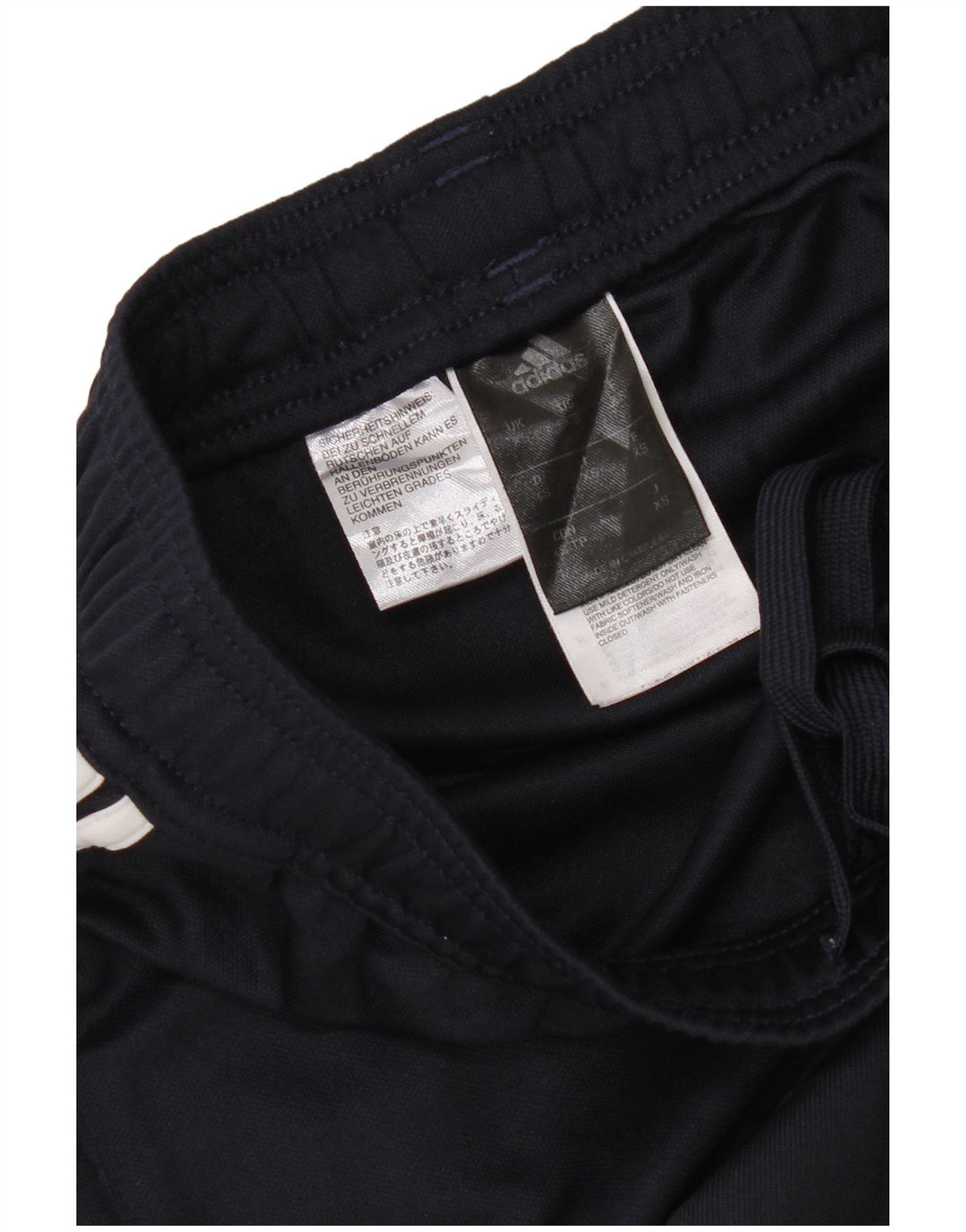 Adidas Womens Tracksuit Trousers UK 4 XS Navy Blue Polyester