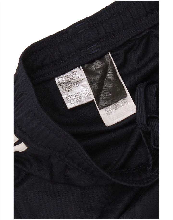 Adidas Womens Tracksuit Trousers UK 4 XS Navy Blue Polyester