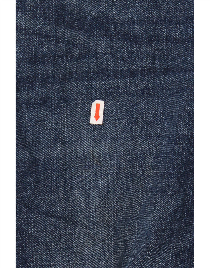 ARIAT Mens Slim Fit Straight Jeans W33 L30 Blue Cotton