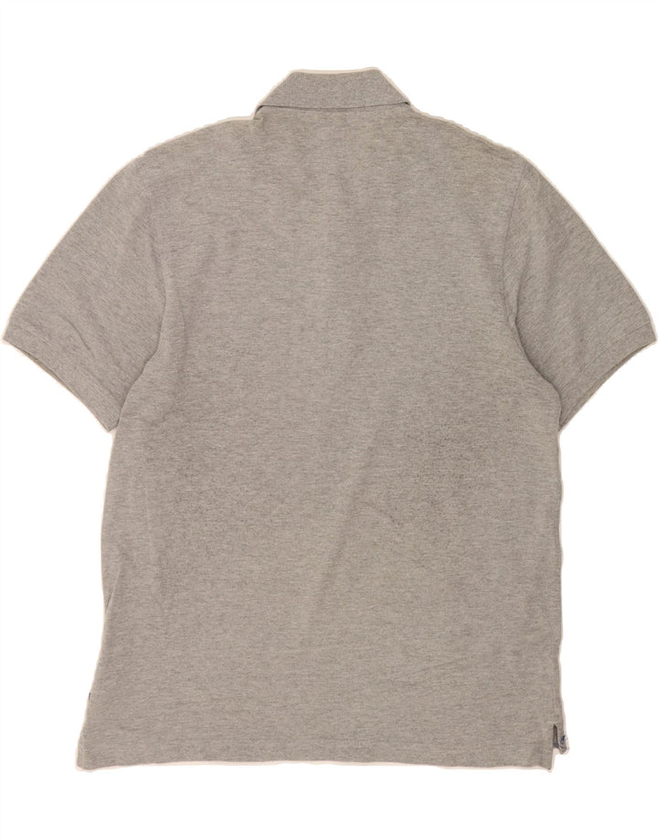 ADIDAS Mens Polo Shirt Large Grey Cotton Vintage Adidas and Second-Hand Adidas from Messina Hembry 
