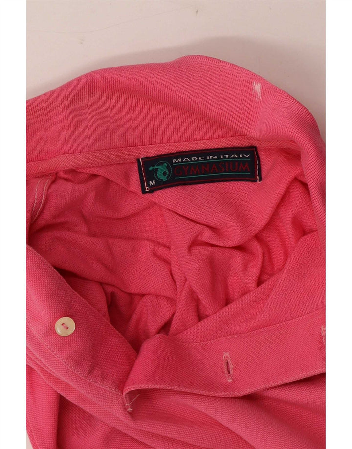 Gymnasium Mens Polo Shirt Medium Pink