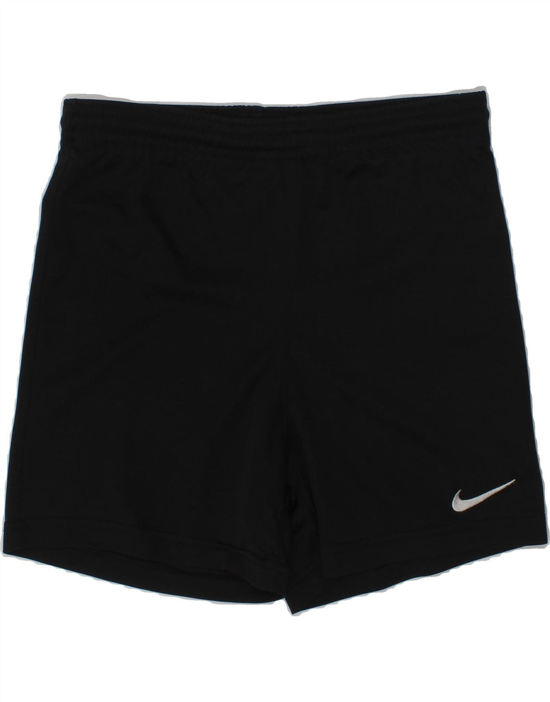 NIKE Boys Sport Shorts 8-9 Years Black Polyester | Vintage Nike | Thrift | Second-Hand Nike | Used Clothing | Messina Hembry 