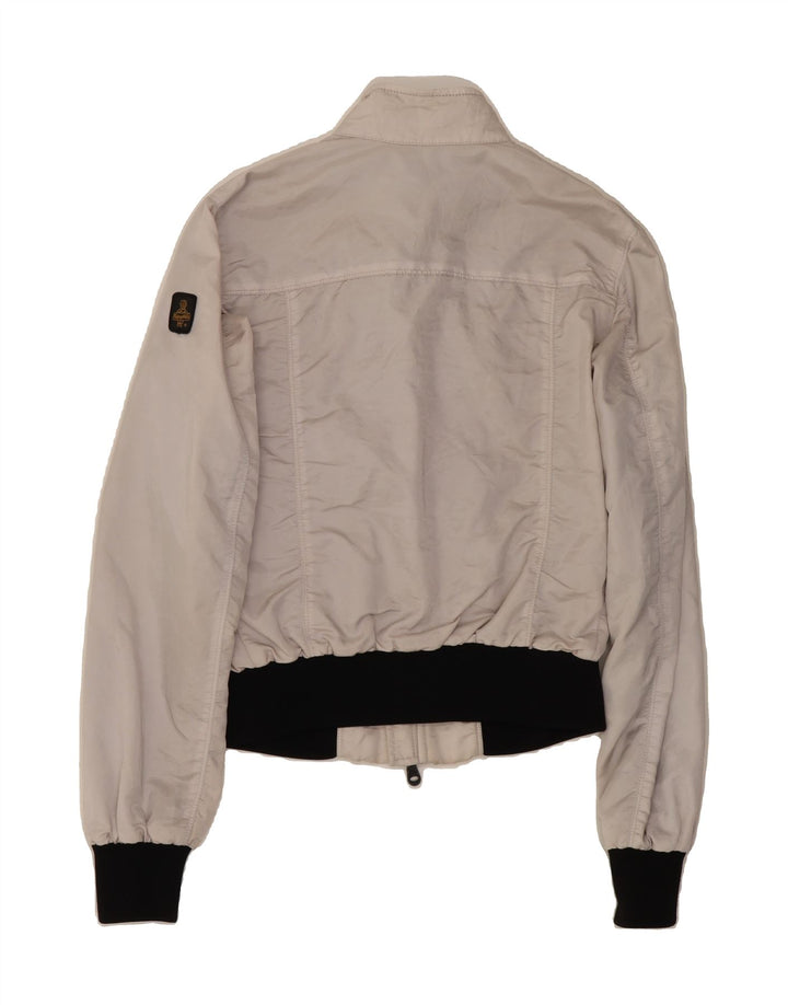 REFRIGIWEAR Womens Bomber Rain Jacket IT 44 Medium White Polyamide Vintage Refrigiwear and Second-Hand Refrigiwear from Messina Hembry 