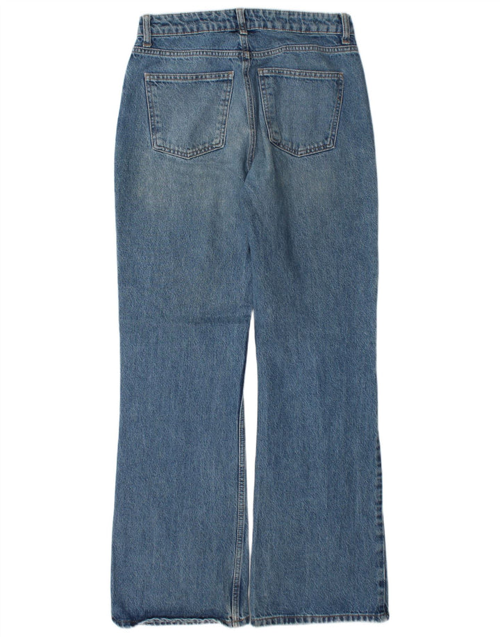 Topshop Womens Bootcut Jeans W28 L32 Blue Cotton