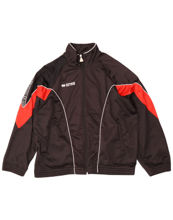 Errea Mens Graphic Tracksuit Top Jacket XL Black Colourblock Sports