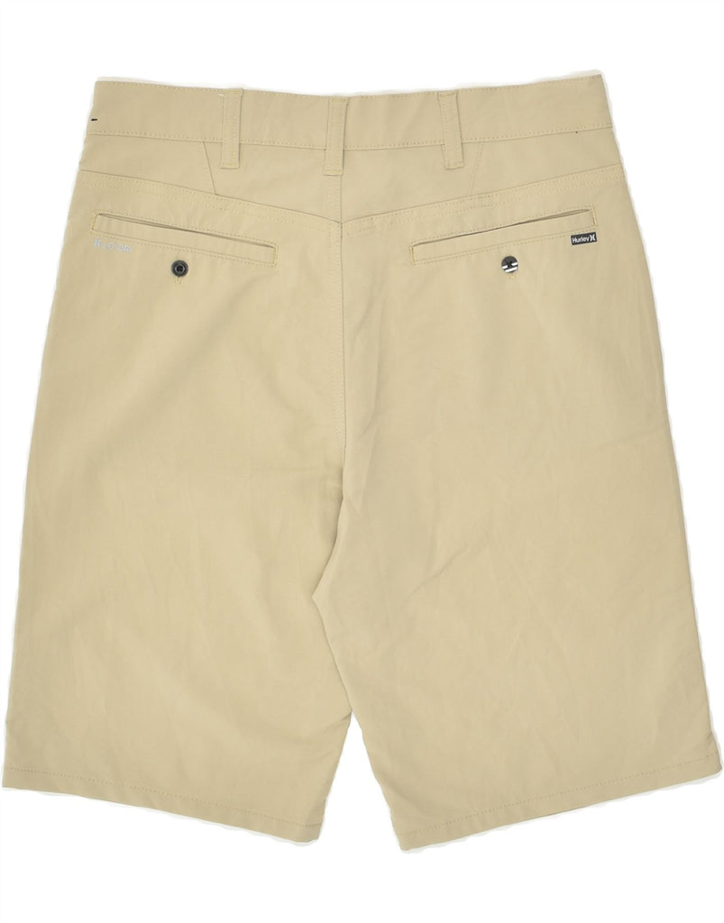 HURLEY Boys Chino Shorts 15-16 Years W30 Beige Nylon | Vintage Hurley | Thrift | Second-Hand Hurley | Used Clothing | Messina Hembry 