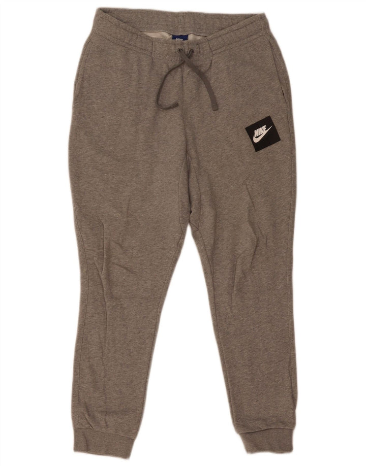 Nike Mens Tracksuit Trousers Joggers Small Grey Cotton
