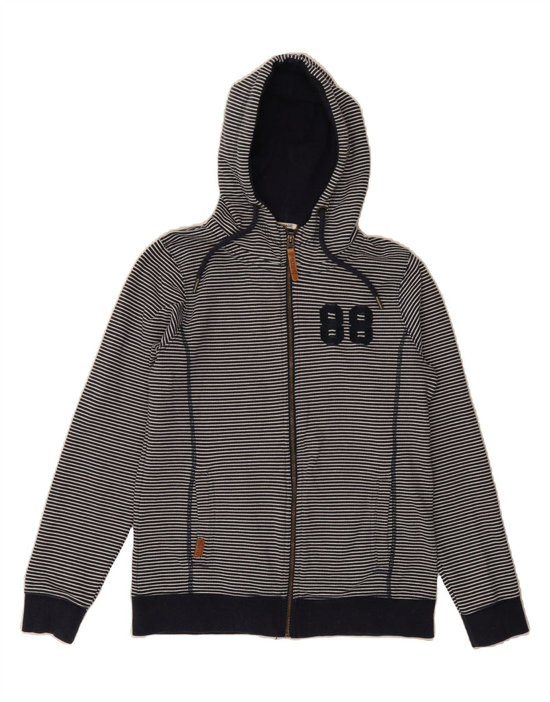 FAT FACE Womens Heritage Zip Hoodie Sweater UK 12 Medium Navy Blue Vintage Fat Face and Second-Hand Fat Face from Messina Hembry 