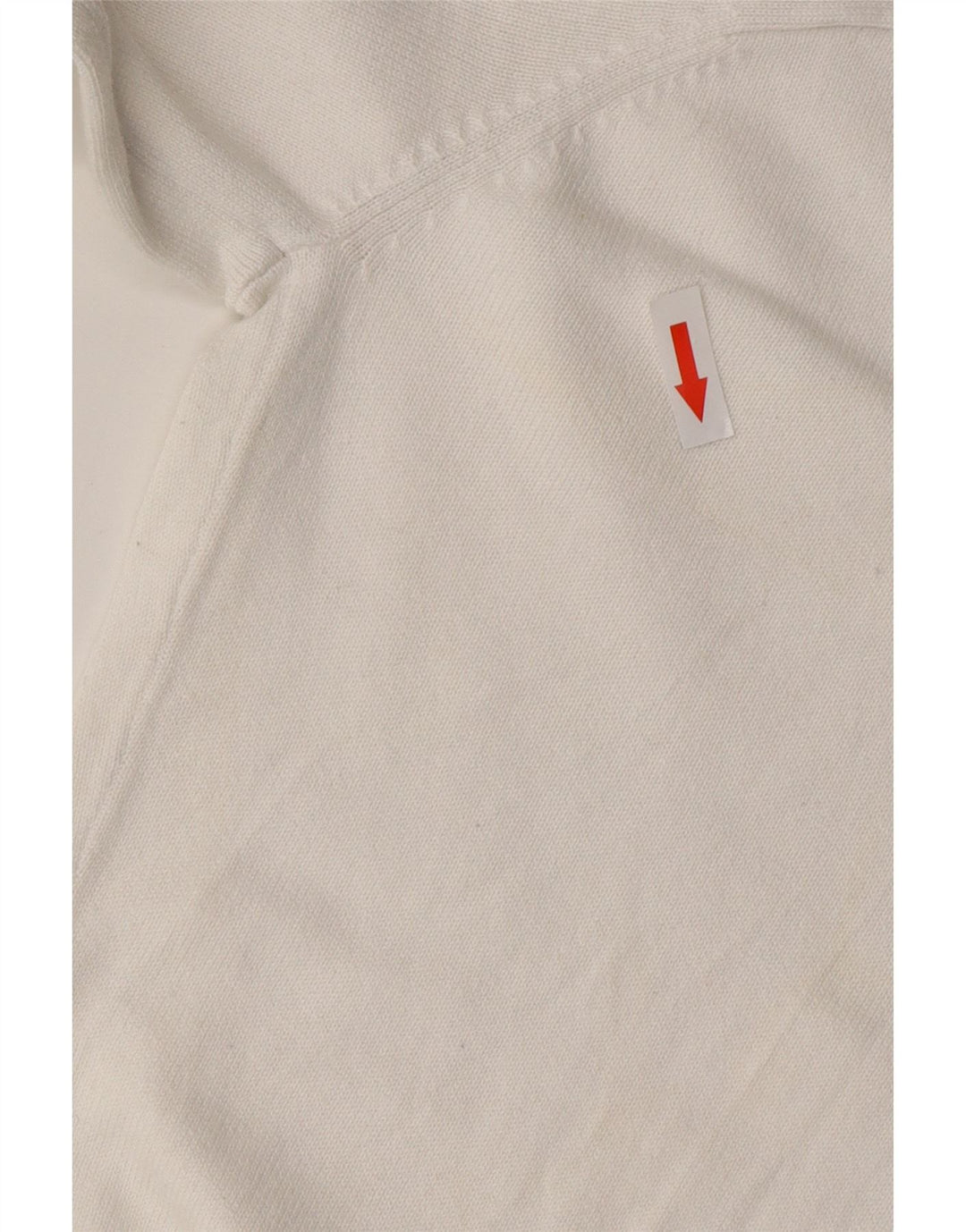 ARMANI EXCHANGE Mens Crew Neck Jumper Sweater Large White Cotton