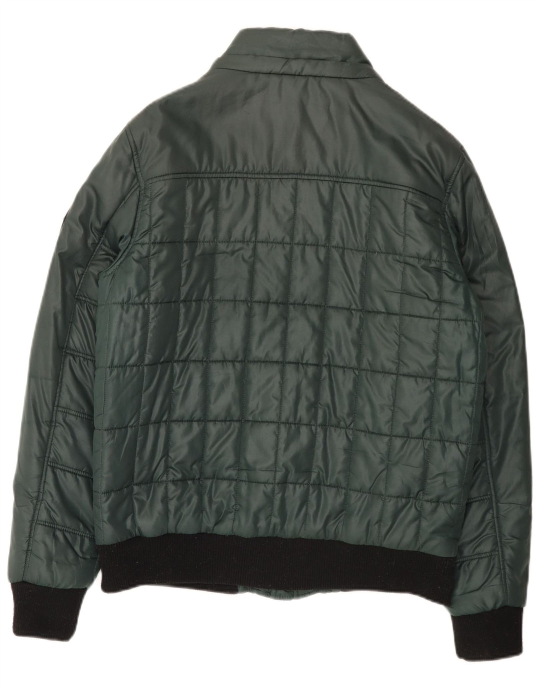 Kenvelo Mens Padded Jacket UK 40 Large Green Polyester