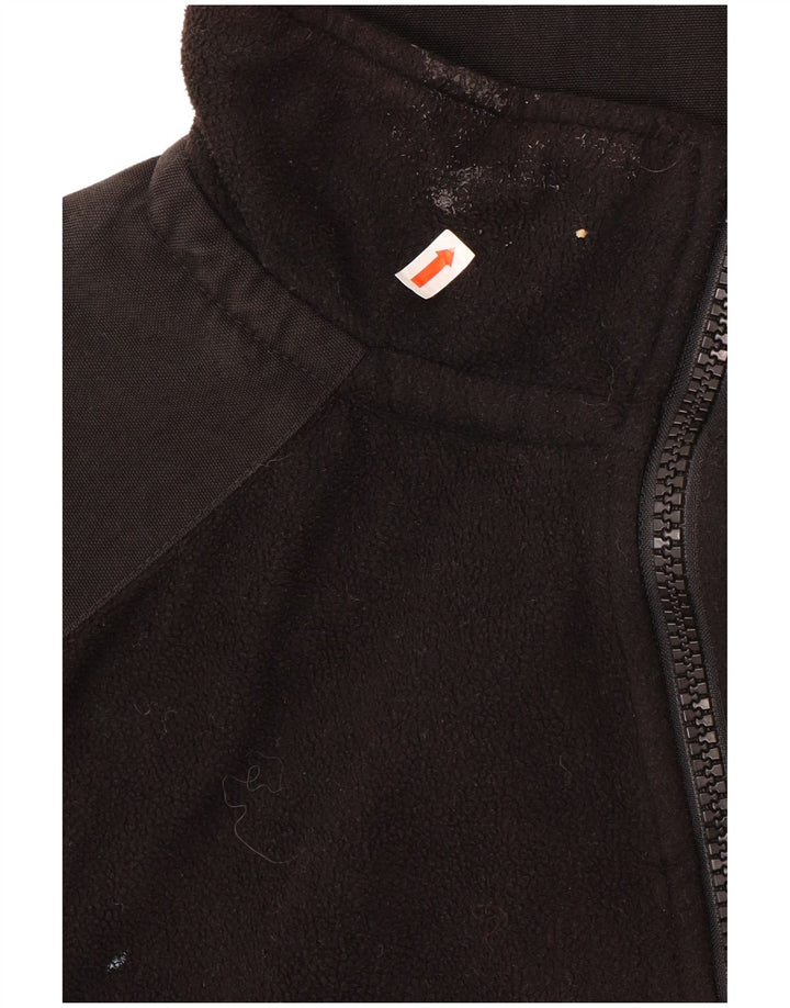 Timberland Mens Fleece Jacket UK 40 Large Black Polyester