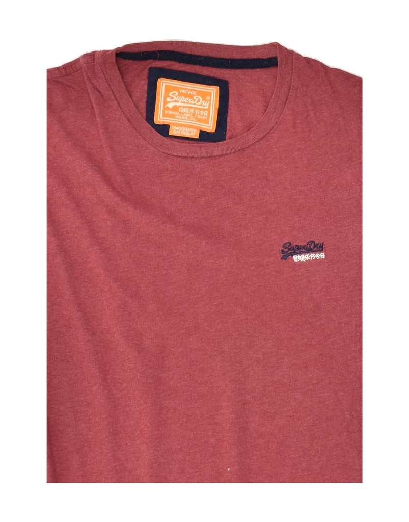 SUPERDRY Mens T-Shirt Top Medium Red Cotton | Vintage Superdry | Thrift | Second-Hand Superdry | Used Clothing | Messina Hembry 