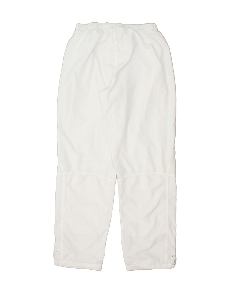 PUMA Mens Graphic Tracksuit Trousers Large White | Vintage Puma | Thrift | Second-Hand Puma | Used Clothing | Messina Hembry 