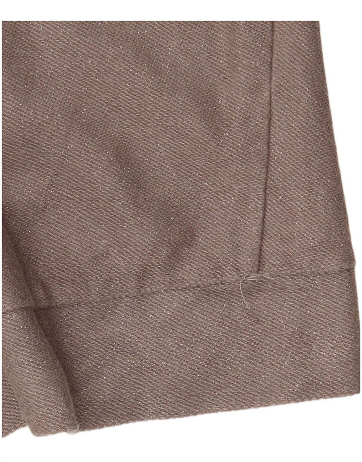 ZARA Womens Oversized Boat Neck Jumper Sweater UK 10 Small Grey