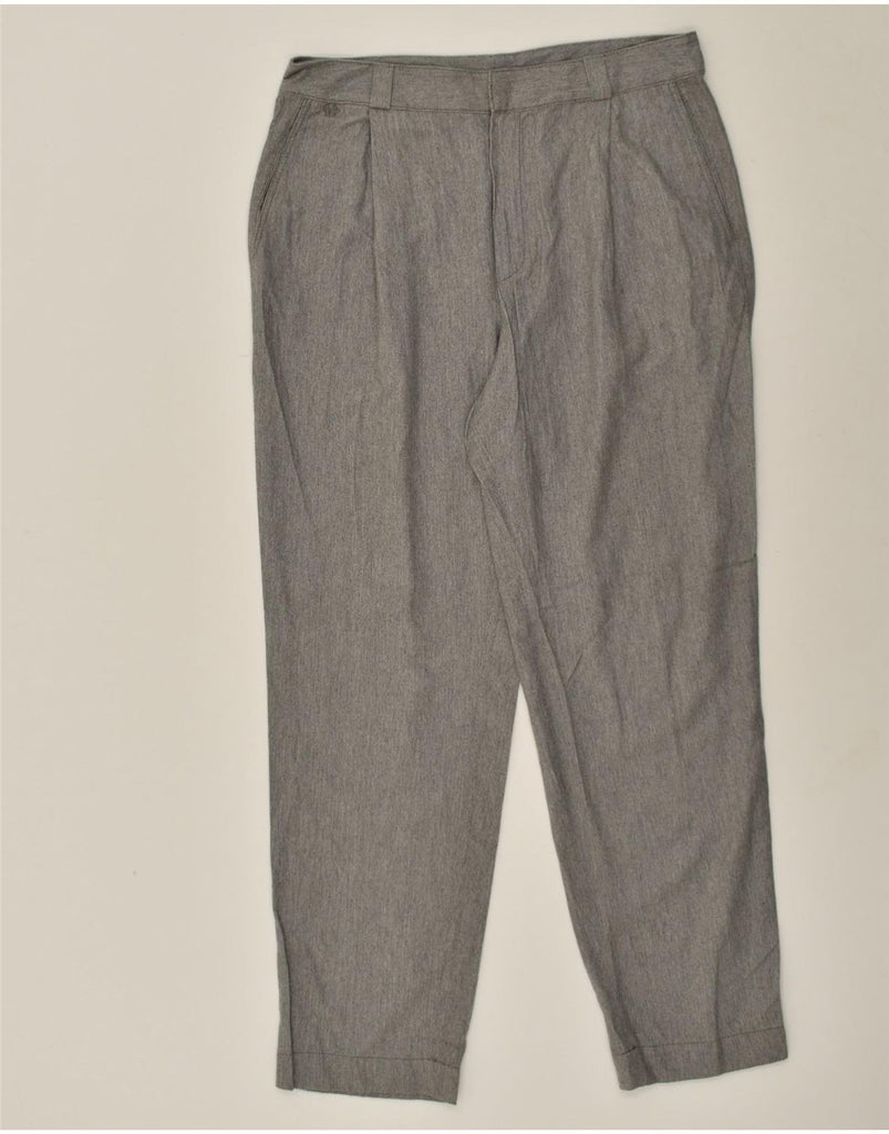 MASSIMO DUTTI Womens Slim Chino Trousers EU 42 Large W32 L29 Grey Cotton | Vintage Massimo Dutti | Thrift | Second-Hand Massimo Dutti | Used Clothing | Messina Hembry 