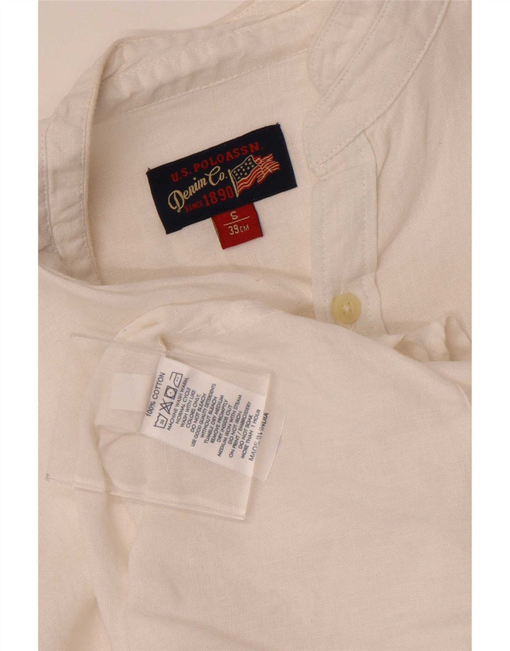 U.S. Polo Assn. Mens Shirt Size 39 Small White Cotton