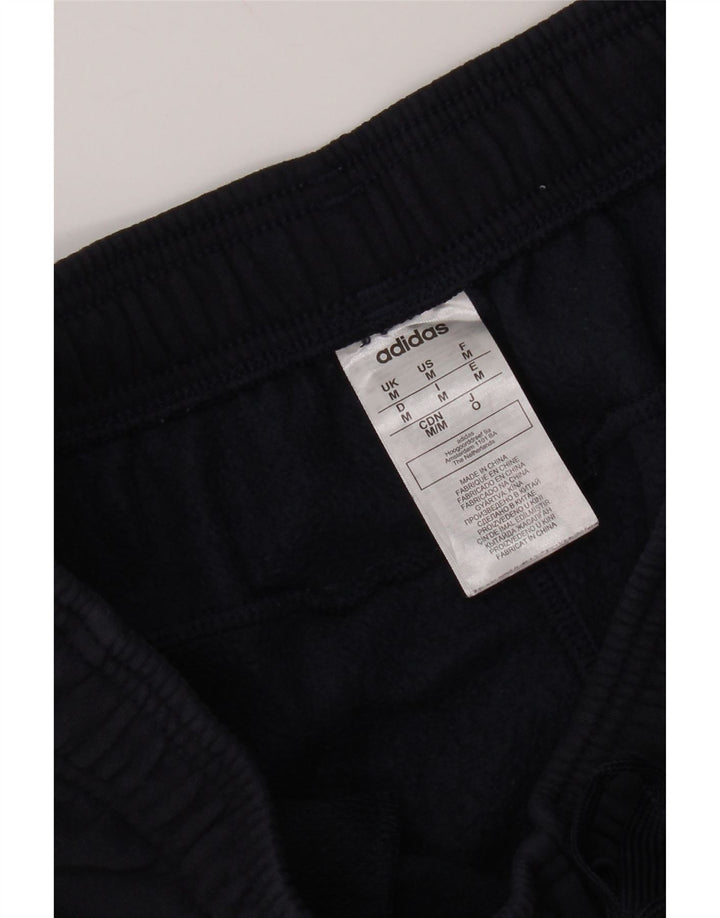 Adidas Mens Tracksuit Trousers Joggers Medium  Navy Blue Cotton