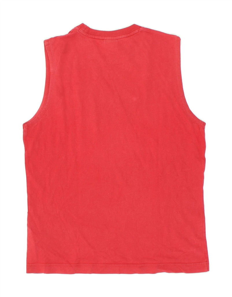 NIKE Womens Vest Top UK 18/20 XL Red Cotton Vintage Nike and Second-Hand Nike from Messina Hembry 