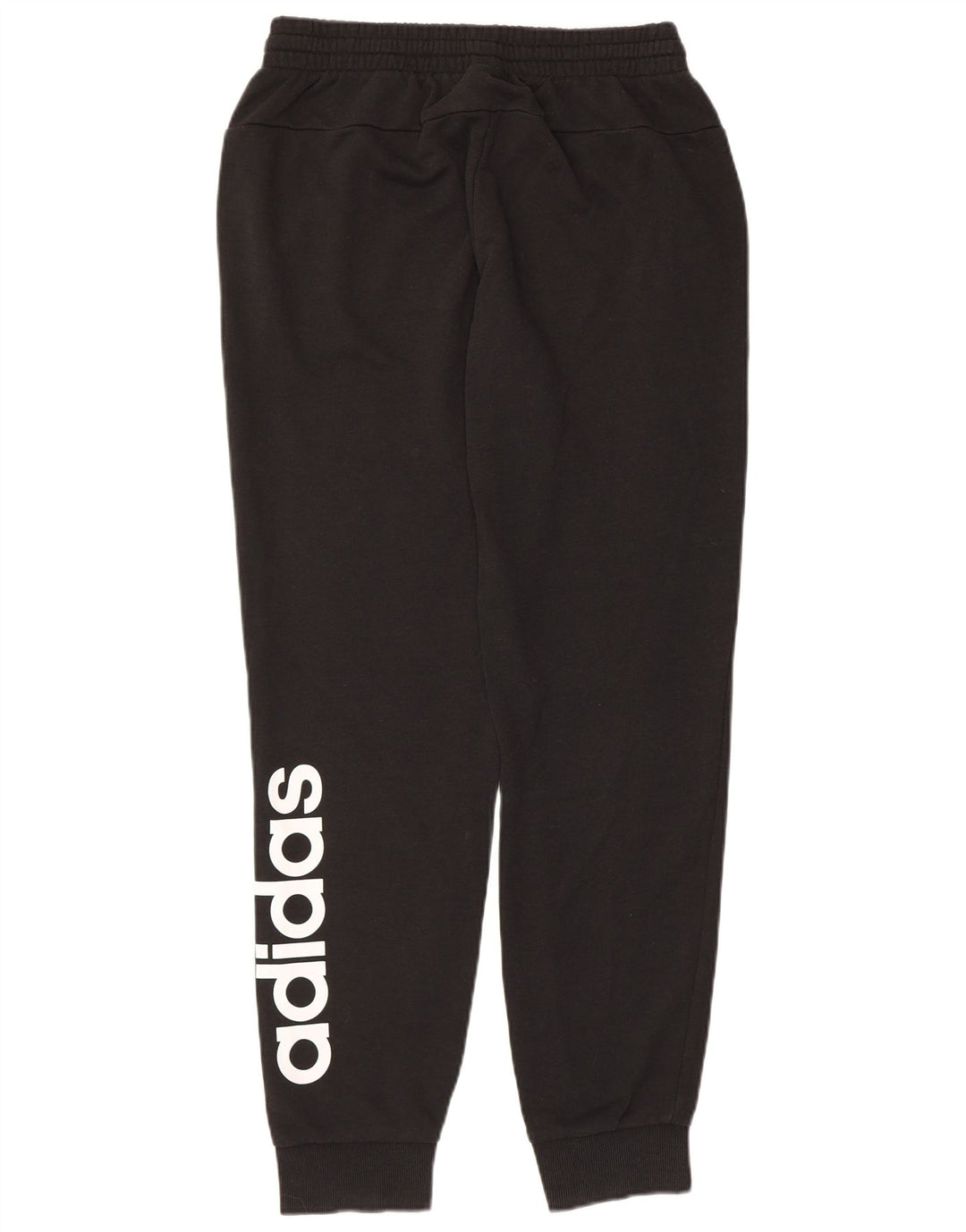 ADIDAS Womens Graphic Tracksuit Trousers Joggers UK 12/14 Medium Black