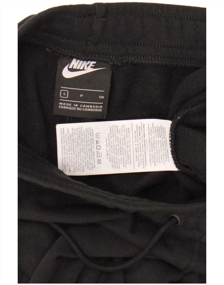 NIKE Womens Tracksuit Trousers Joggers UK 10 Small  Black Cotton