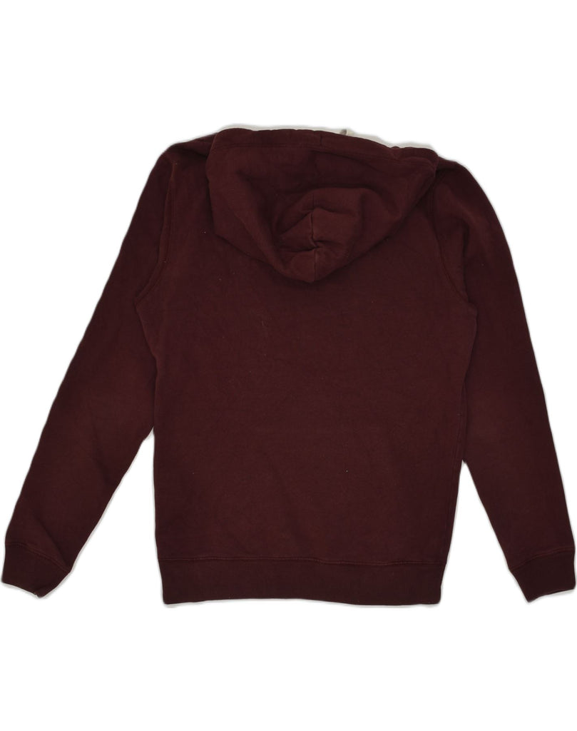 JACK WILLS Mens Graphic Hoodie Jumper XS Burgundy Cotton | Vintage Jack Wills | Thrift | Second-Hand Jack Wills | Used Clothing | Messina Hembry 