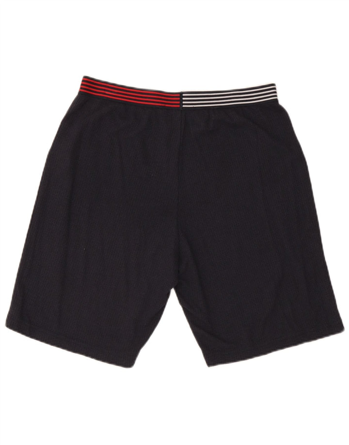 Tommy Hilfiger Mens Graphic Sport Shorts Small Navy Blue Polyester