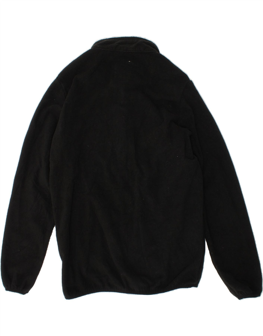 JACK & JONES Boys Zip Neck Fleece Jumper 11-12 Years Black Polyester Vintage Jack & Jones and Second-Hand Jack & Jones from Messina Hembry 