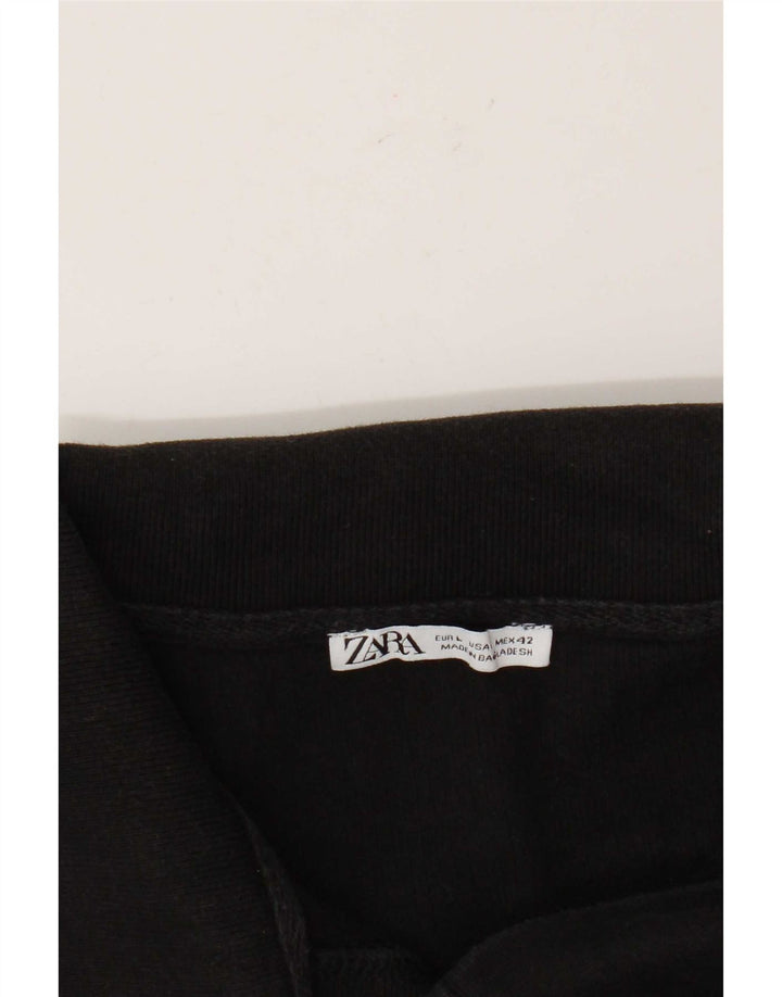 Zara Mens Polo Shirt Large Black