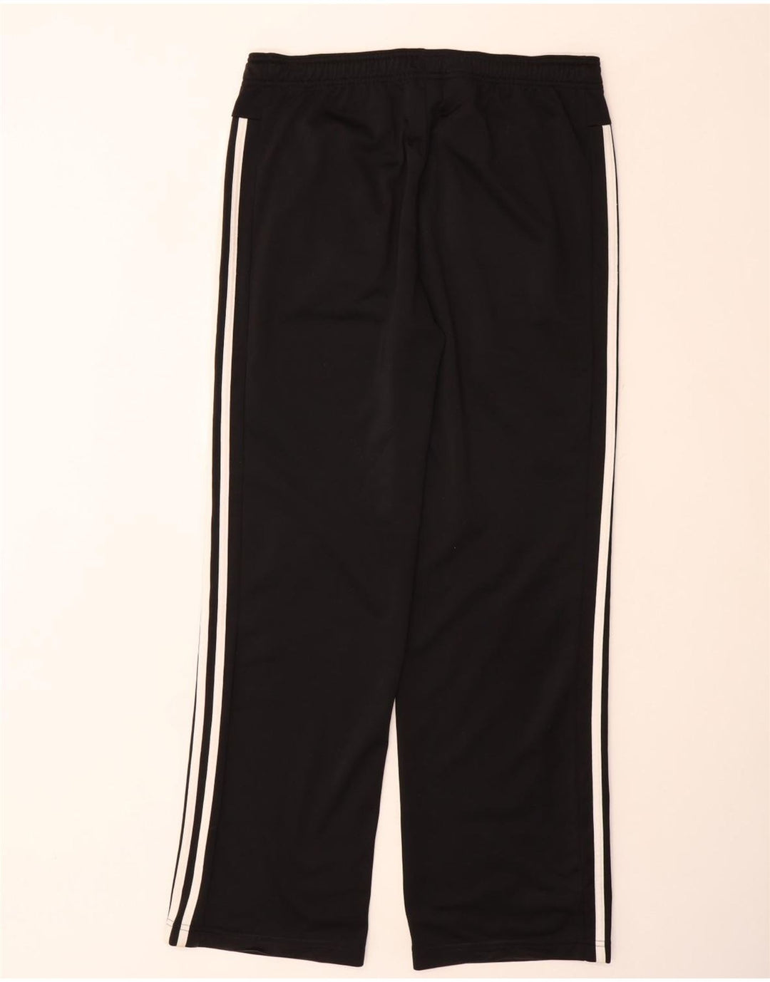ADIDAS Boys Tracksuit Trousers 15-16 Years  Black Polyester