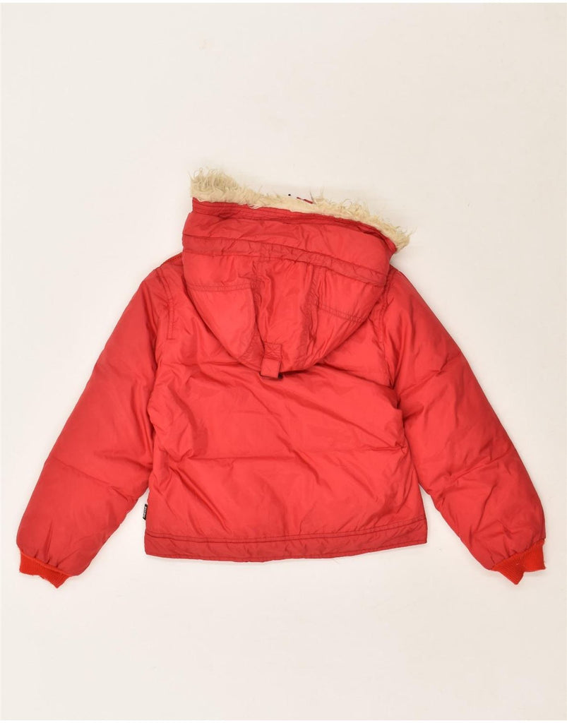 GEOX Boys Respira Hooded Padded Jacket 5-6 Years Red Polyamide | Vintage Geox | Thrift | Second-Hand Geox | Used Clothing | Messina Hembry 