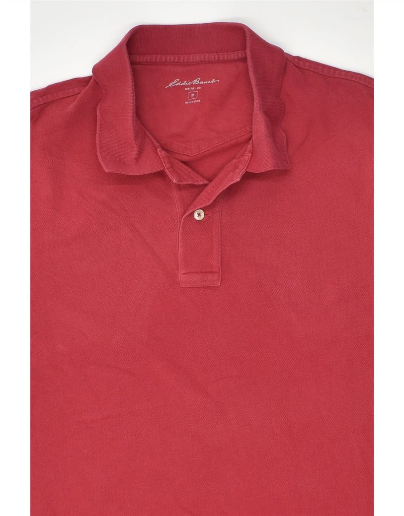 EDDIE BAUER Mens Polo Shirt Medium Red Cotton | Vintage Eddie Bauer | Thrift | Second-Hand Eddie Bauer | Used Clothing | Messina Hembry 