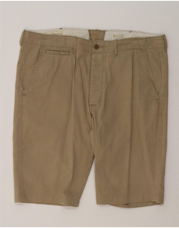 Ralph Lauren Mens Chino Shorts W36 Large Beige Cotton