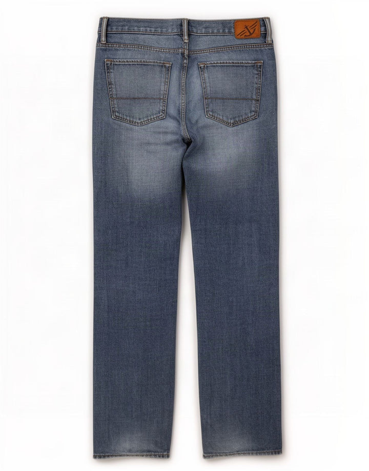 Dockers Mens Straight Jeans W34 L34 Blue Cotton