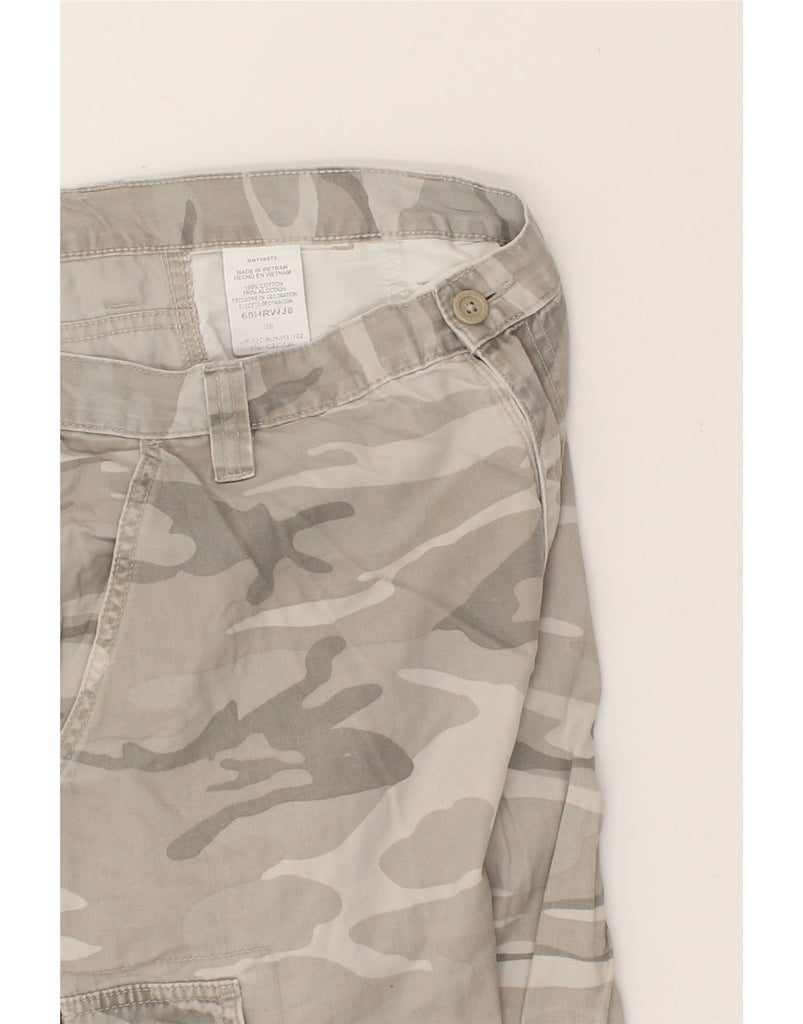 WRANGLER Mens Cargo Shorts W38 XL  Grey Camouflage Cotton | Vintage Wrangler | Thrift | Second-Hand Wrangler | Used Clothing | Messina Hembry 