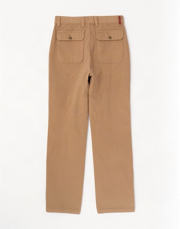 Carrera Mens Straight Chino Trousers IT 46 Small W31 L32 Beige Cotton