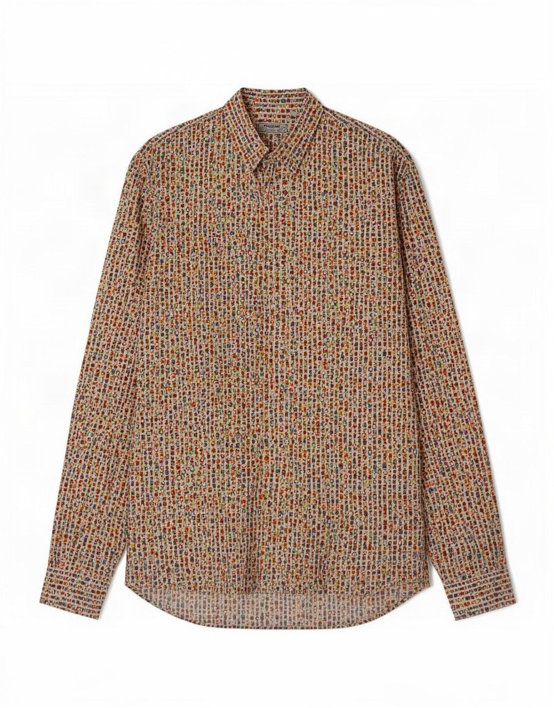 Desigual Mens Shirt XL Multicoloured Geometric Cotton