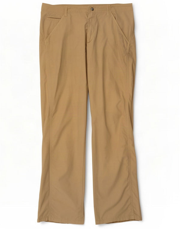 Trussardi Mens Straight Chino Trousers IT 52 XL W38 L35 Beige Cotton