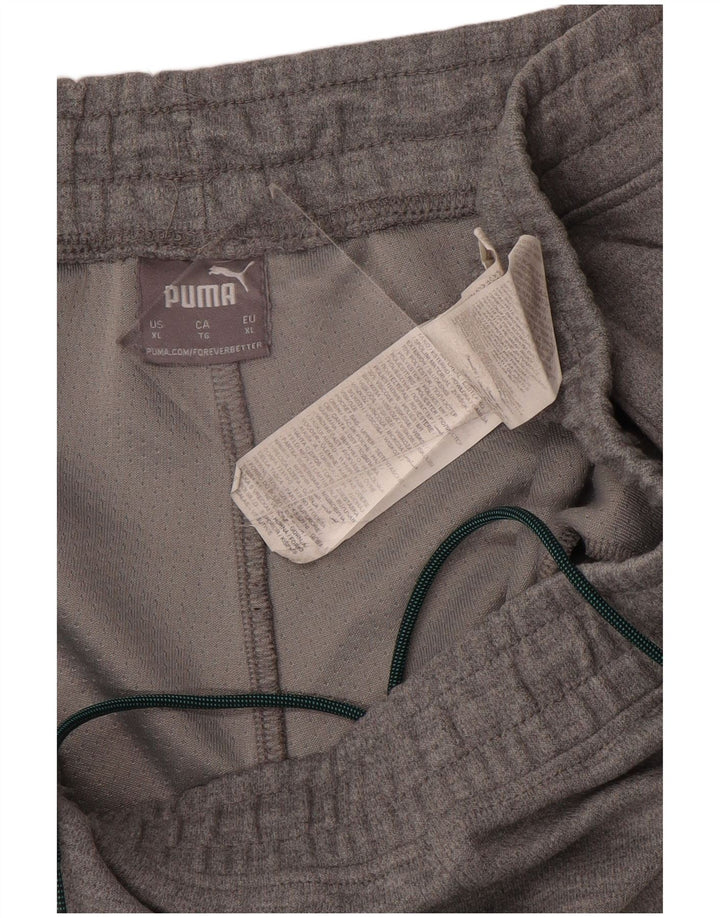 Puma Mens Tracksuit Trousers XL W38 L32 Grey Polyester