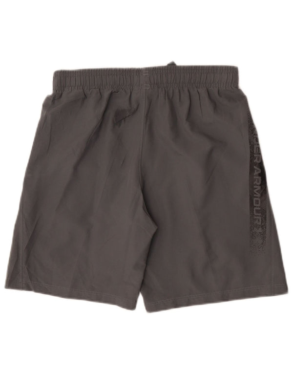 Under Armour Boys Graphic Sport Shorts 11-12 Years Large Grey Sports