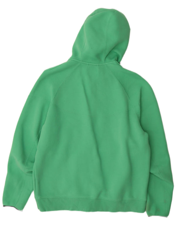 Nike Mens Zip Hoodie Sweater XL Green Cotton
